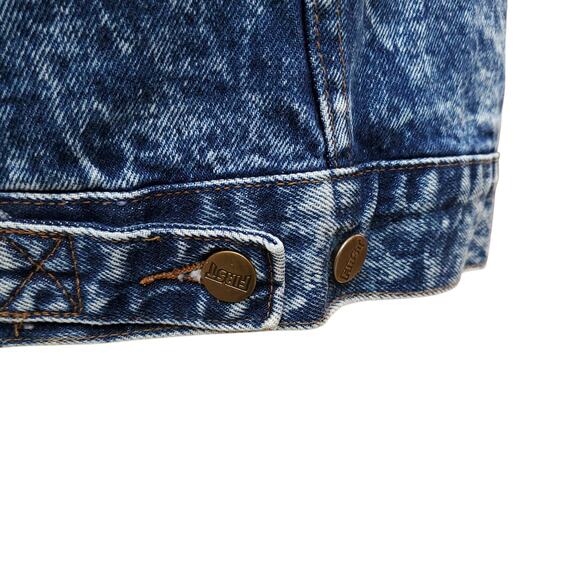 Vintage FIRST Brand Acid Wash Denim Jean Jacket Sz Large 80s 1980s 90s Rad - Picture 8 of 11